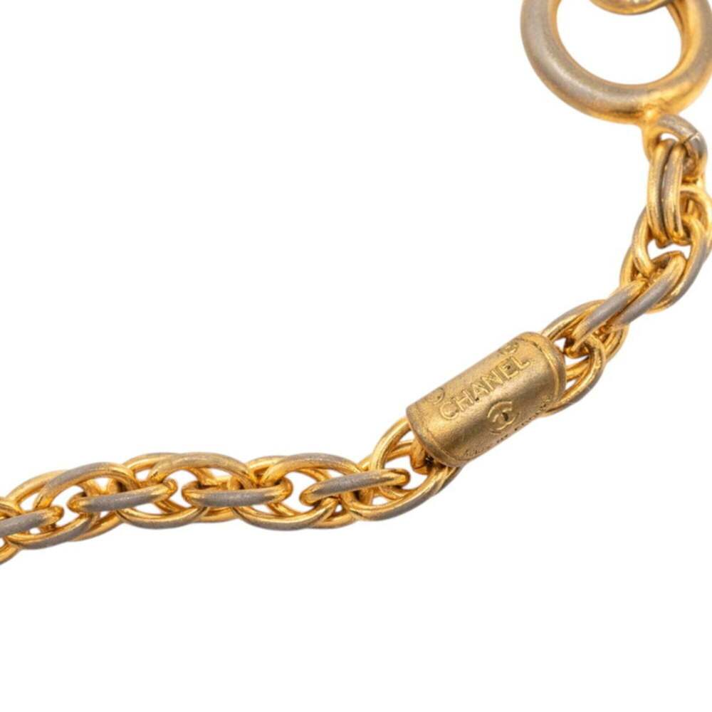 CHANEL Gold Logo Necklace - Picture 5 of 6